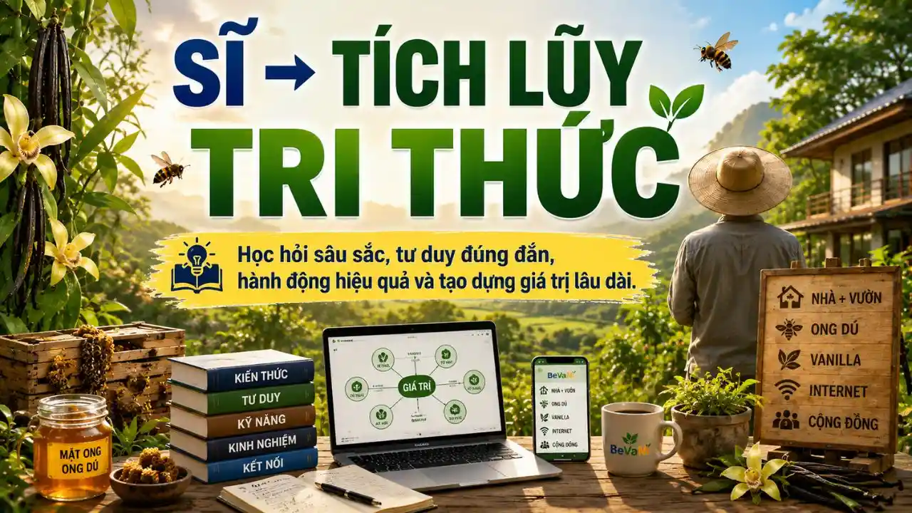 SĨ → TÍCH LŨY TRI THỨC